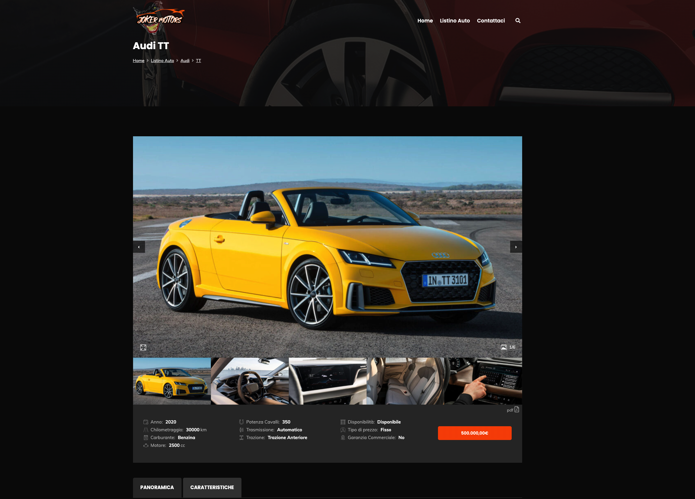 jokermotors.com/ screenshot