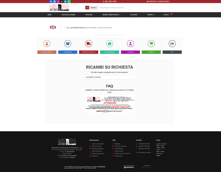 manzo-ricambi/ screenshot