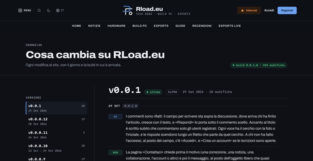 RLoad.eu WebSite 2026, immagine 8 di 9